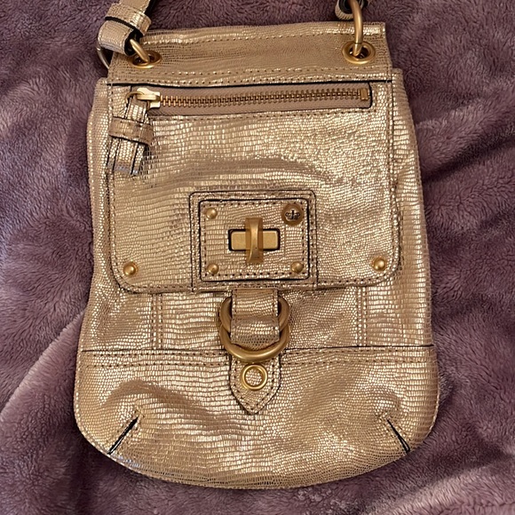 Juicy Couture crossbody gold bag purse - Picture 3 of 7